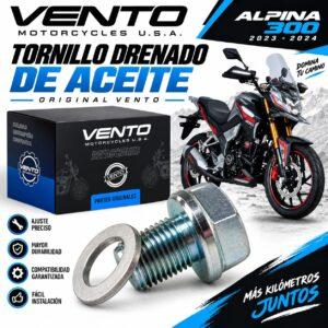 TORNILLO DRENADO DE ACEITE VENTO ALPINA 300