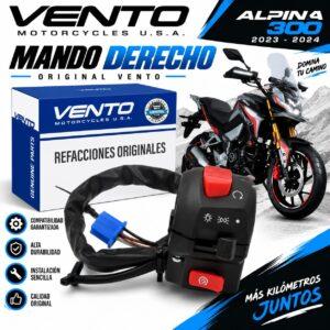 MANDO DERECHO VENTO ALPINA 300