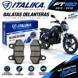 BALATAS DELANTERAS ITALIKA FT 180 2015 - 2018