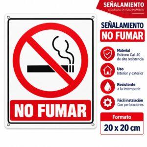 SEÑALAMIENTO NO FUMAR CHICO