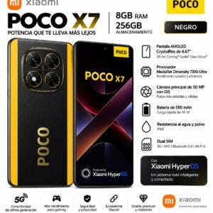 XIAOMI POCOPHONE POCO X7 DUAL SIM 256GB NEGRO 8GB RAM